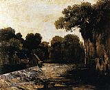 Gustave Courbet Locks on the Loue painting